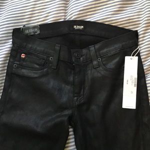 HUDSON BLACK WAX JEANS